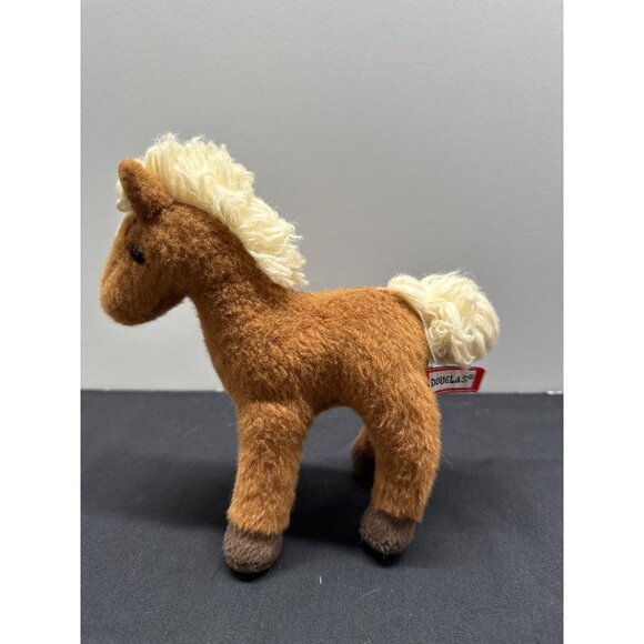 Douglas Plush Horse Toy Stuffed Animal For Kids 24 Months & Up Soft Brown & Crea - Picture 3 of 7